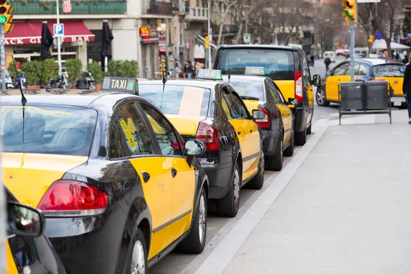Такси Барселоны — стоковое фото