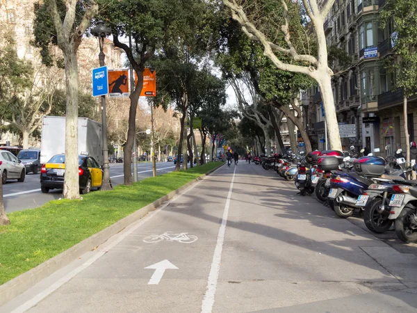 Avenida Diagonal Barcelona — Stockfoto