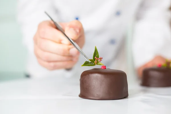 Gebäck mit Kuchen — Stockfoto