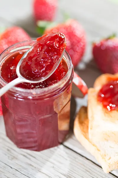 Marmellata di fragole — Foto Stock