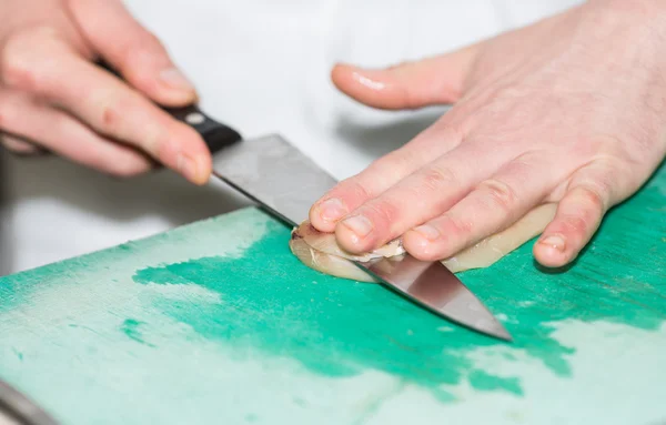 Fillet a breast — Stock Photo, Image