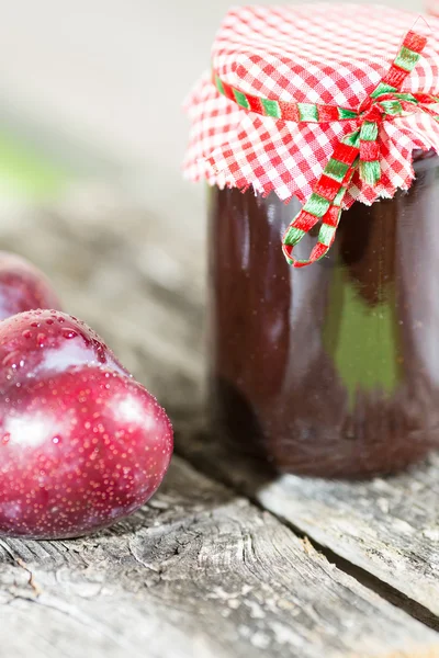 Plum jam — Stock Photo, Image