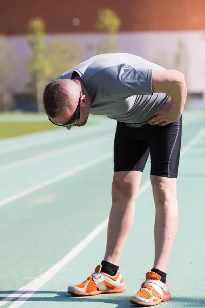 Fatigued athlete — Stock Photo, Image