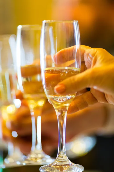 Brindisi allo champagne — Foto Stock