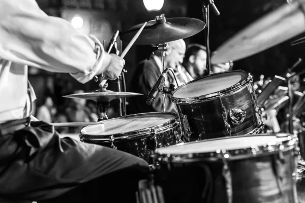 Musiker på en konsert — Stockfoto