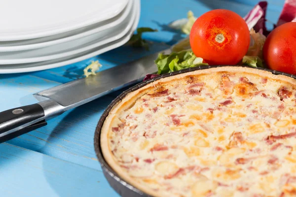 Ham Quiche — Stock Photo, Image