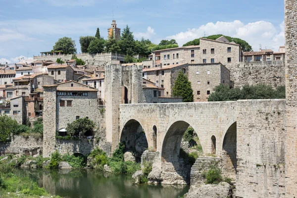 Besalu, Girona Espanha — Fotografia de Stock