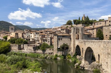 Besalu, girona, İspanya