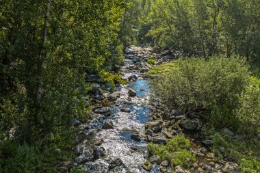 Fluvia River . Castellfollit de la roca