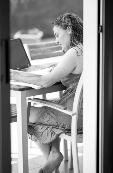 Studieren im Freien — Stockfoto
