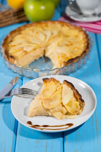 Gâteau aux pommes — Photo