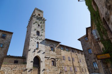 san Gimignano tipik köy