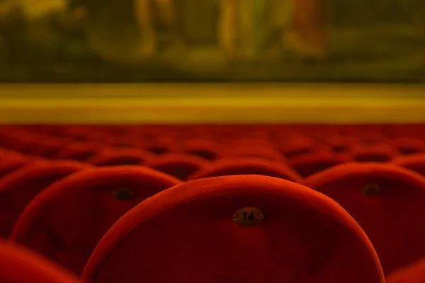 扶手椅剧院 — 图库照片