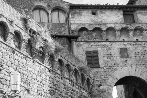 Aldeia típica de San Gimignano — Fotografia de Stock