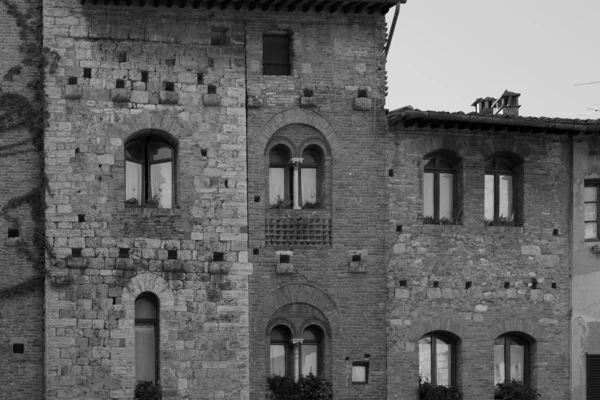 Aldeia típica de San Gimignano — Fotografia de Stock