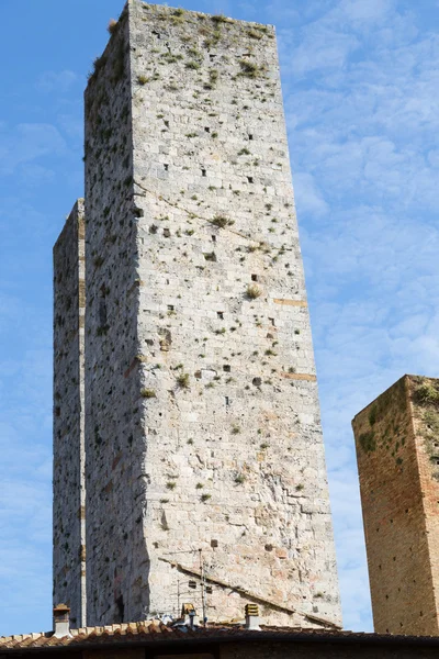 Typická vesnice san gimignano — Stock fotografie