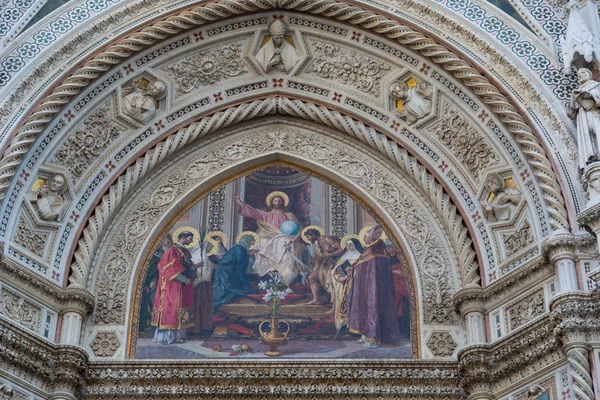 Detail z katedrály santa maria del fiore — Stock fotografie