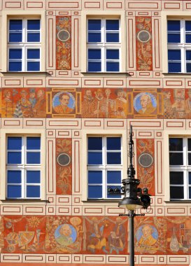 Poznan, Polonya 'daki Eski Pazar' ın Mimarisi
