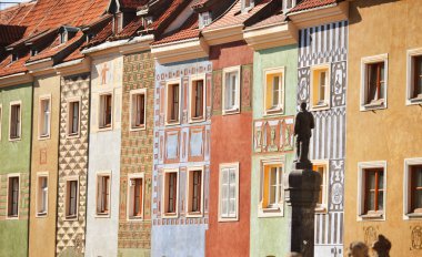 Poznan, Polonya 'daki Eski Pazar' ın Mimarisi