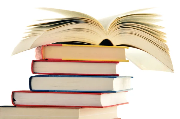 Composition with books on the table — Stock Photo, Image