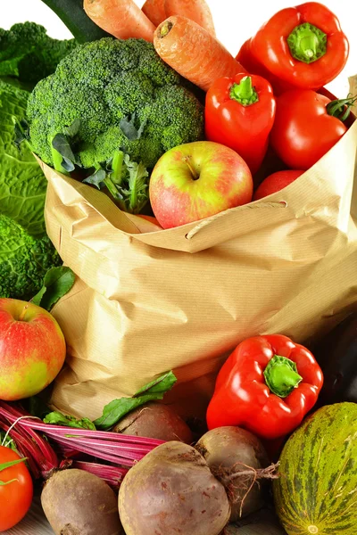 Összetétel friss zöldségek változatosságával — Stock Fotó