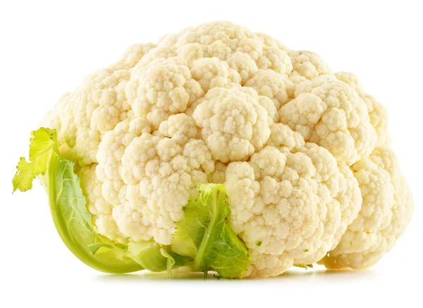Fresh cauliflower isolated on white. Raw vegetable — Stock Photo, Image