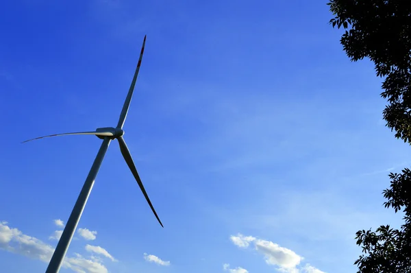 Wind turbines farm. Windmill — Stock Photo, Image