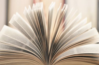 Masanın üzerinde kitaplar olan kompozisyon