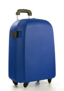 Bavul beyaz üzerine izole