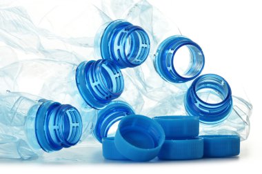 boş polikarbonat plastik şişe maden ile kompozisyon