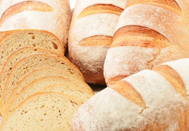 kompozisyon ile ekmek loafs