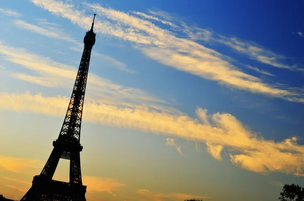 De Eiffeltoren in Parijs, Frankrijk — Stockfoto