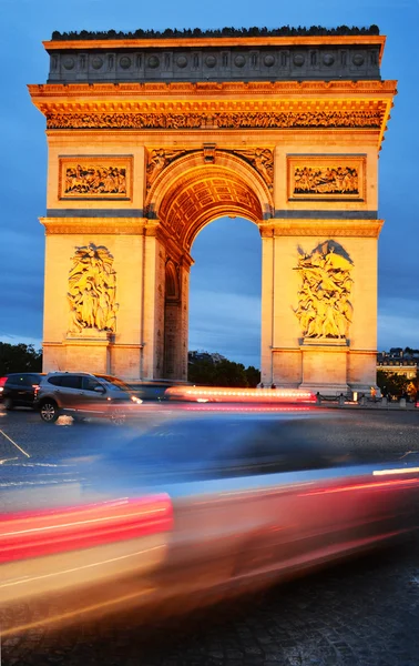 Triumphal Arch, Paris, France — Stock Photo, Image
