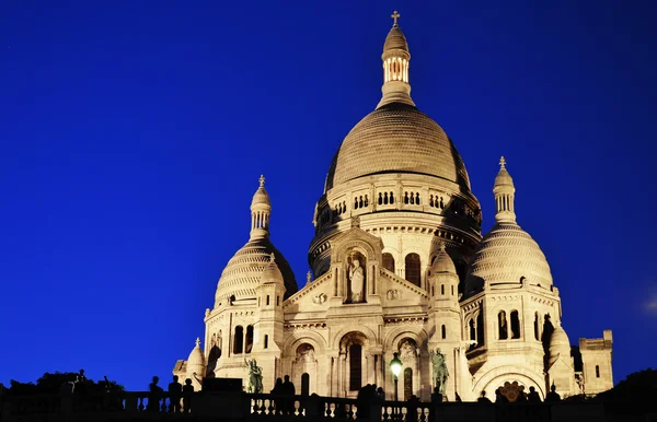 Basílica Sacre Coeur (Sagrado Coração) Montmartre em Paris — Fotografia de Stock