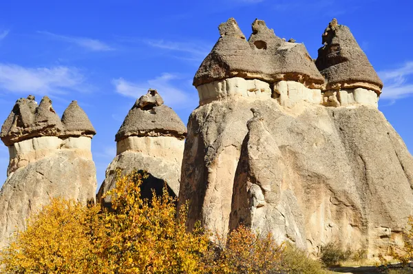 Rochas da Capadócia na Anatólia Central, Turquia — Fotografia de Stock