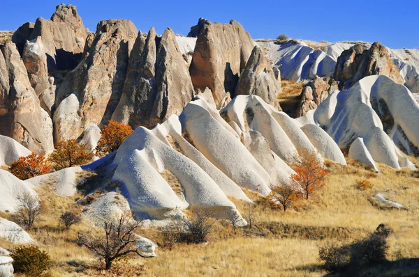 Skały Kapadocji w centralnej Anatolii, Turcja — Zdjęcie stockowe