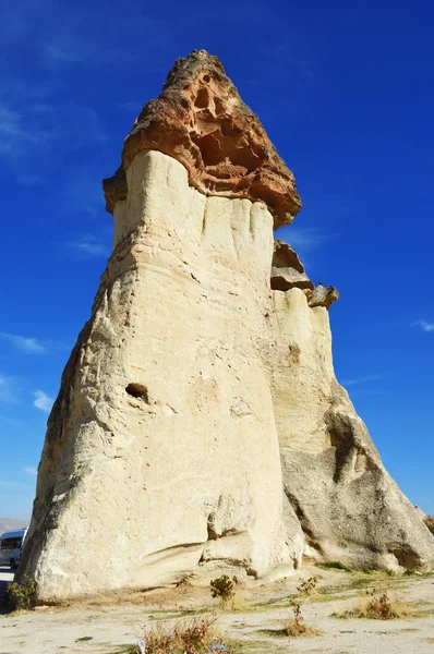 Rocce della Cappadocia in Anatolia Centrale, Turchia — Foto Stock