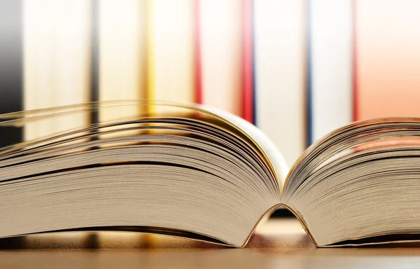 Composition with books on the table — Stock Photo, Image