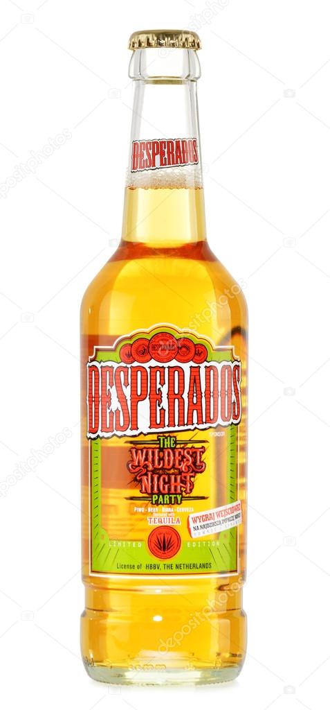 Desperados, a pale lager flavored with tequila is a popular beer produced by Heineken and sold in over 50 countries.