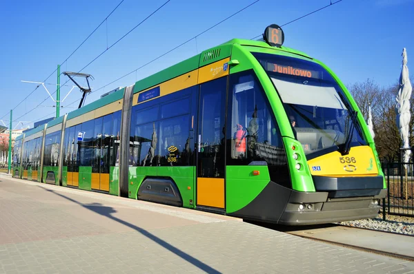 Tramvay tramino poznan Polonya — Stok fotoğraf