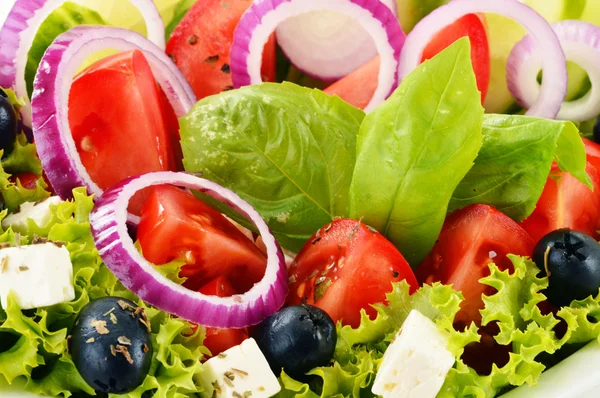 Salada de legumes. Dieta equilibrada — Fotografia de Stock