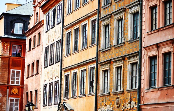 Architecture of Old Town in Warsaw, Poland — Stock Photo, Image