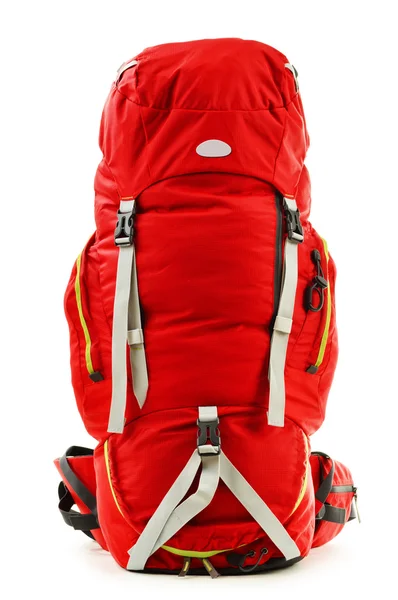 Large touristic backpack isolated on white — Stock Photo, Image