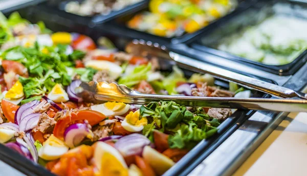 Fast Food Verkocht Een Winkelcentrum Food Court — Stockfoto