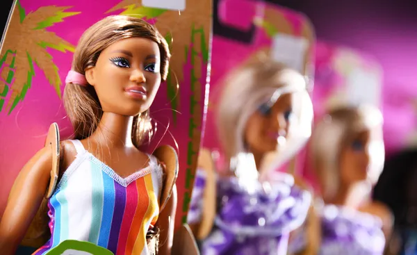 Poznan Pol Sep 2021 Barbie Dolls Ocean Collection Made Recycled — 图库照片