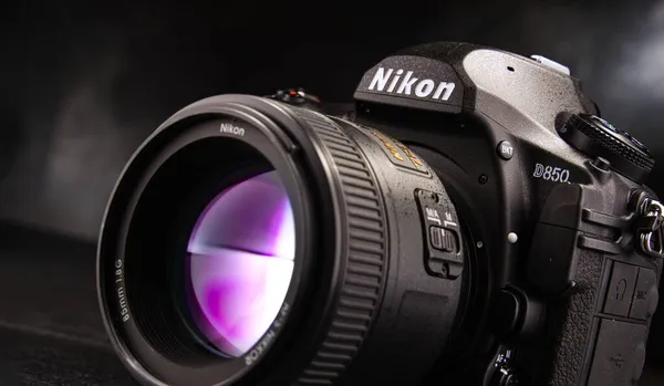 Познан Пол Нов Ноября 2021 Года Nikon D850 Бренд Nikon — стоковое фото