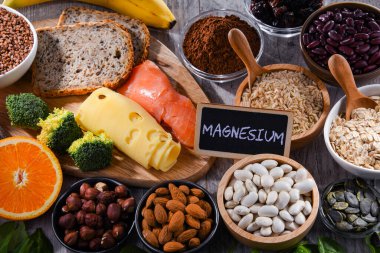 Magnezyum açısından zengin gıda ürünleri bileşimi.