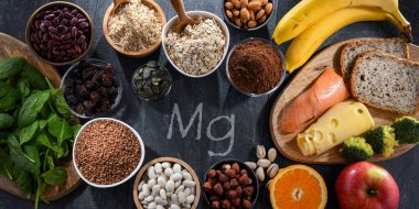 Magnezyum açısından zengin gıda ürünleri bileşimi.