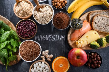 Magnezyum açısından zengin gıda ürünleri bileşimi.