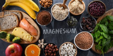 Magnezyum açısından zengin gıda ürünleri bileşimi.